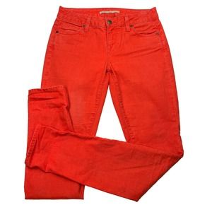 Vince | Mid Rise Skinny Burnt Orange Jeans Size 27